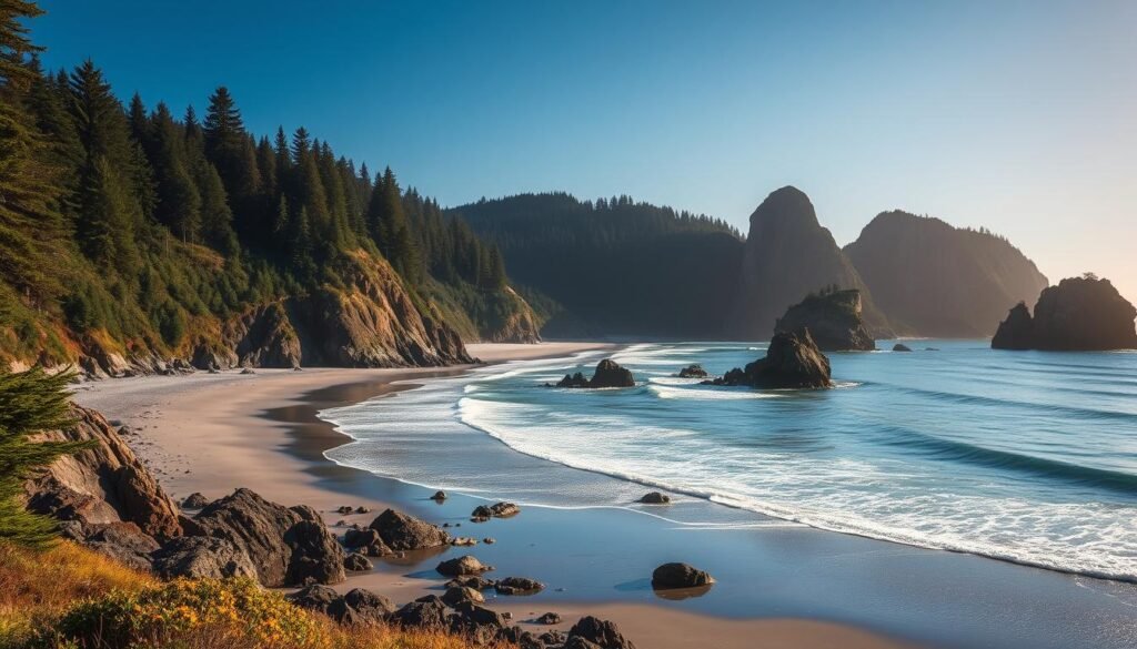 Pacific Northwest Coastal Landscape